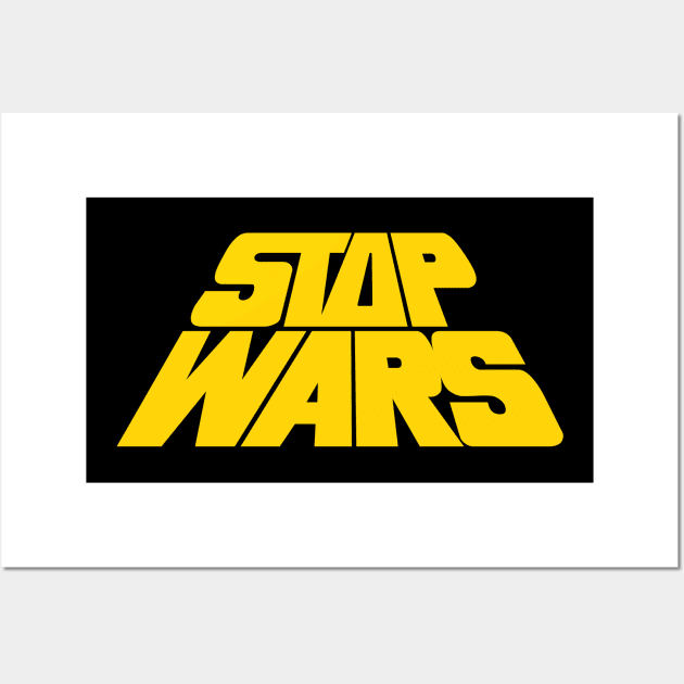 Stop Wars Wall Art by Midnight Run Studio